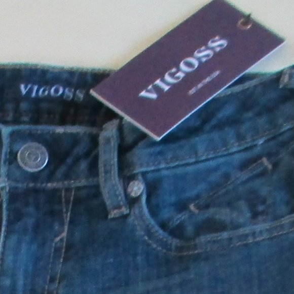 Vigoss Chelsea, Boot cut/ Dark Wash Jeans Size 24 - Picture 10 of 11